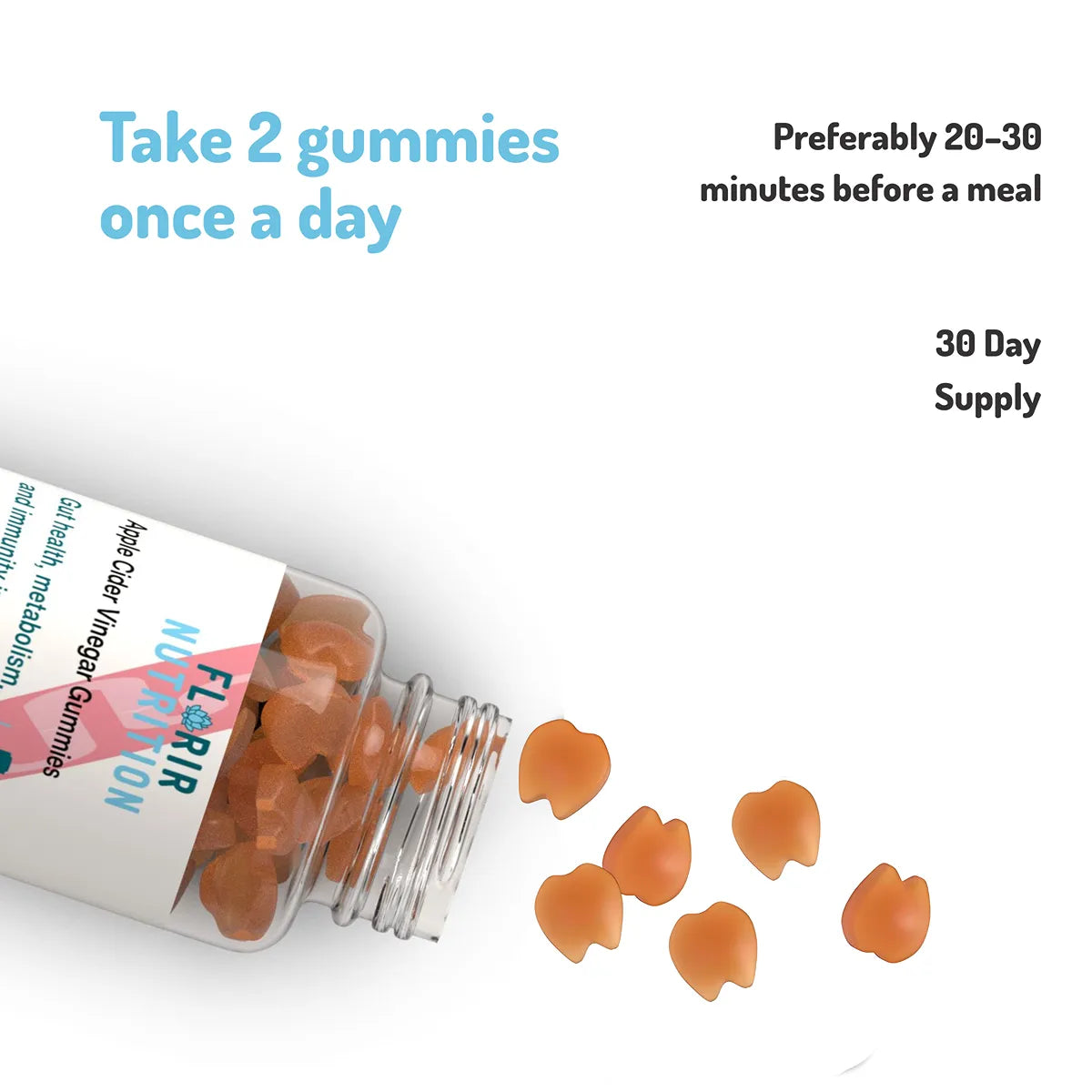 Premium Apple Cider Vinegar Gummies (60 Gummies)