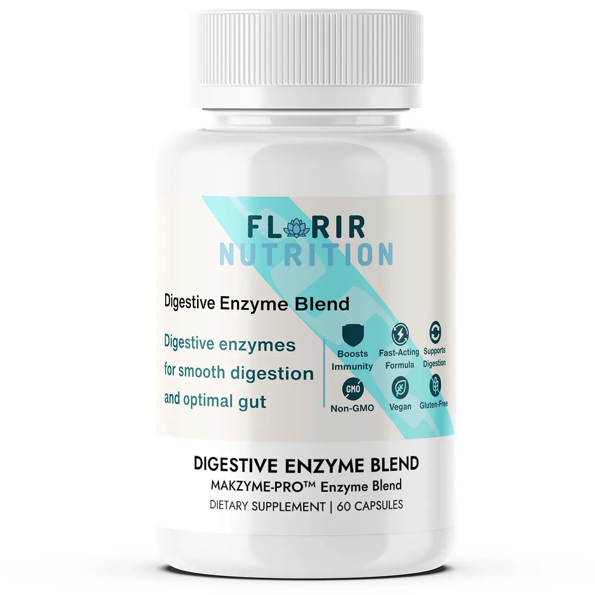 Premium Digestive Enzyme Blend Supplement (60 Capsules)