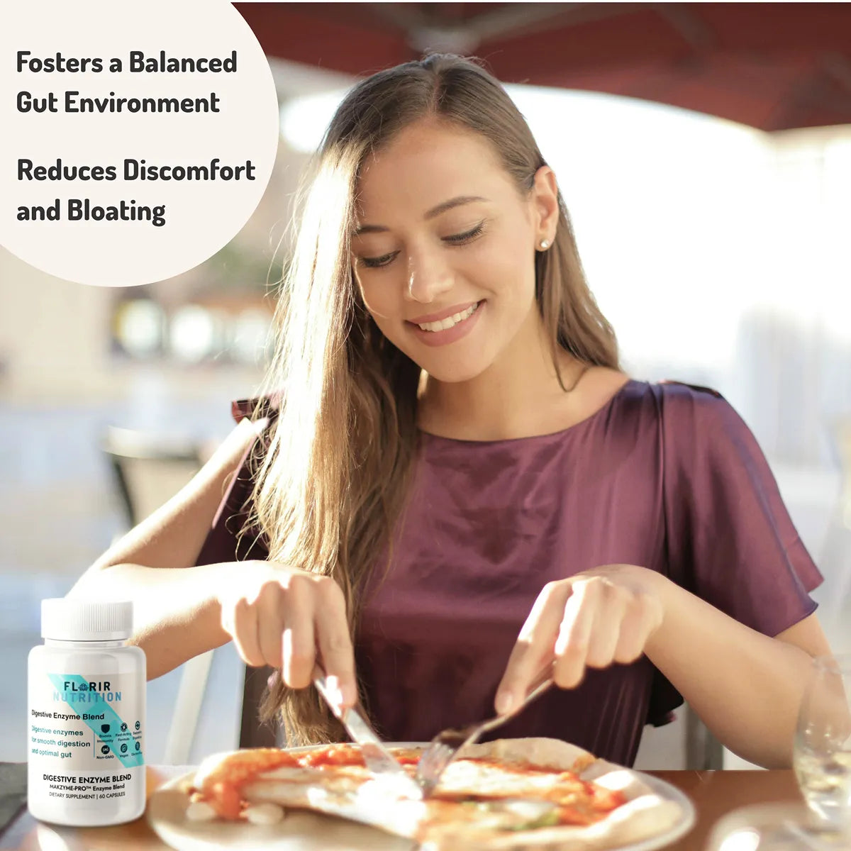 Premium Digestive Enzyme Blend Supplement (60 Capsules)
