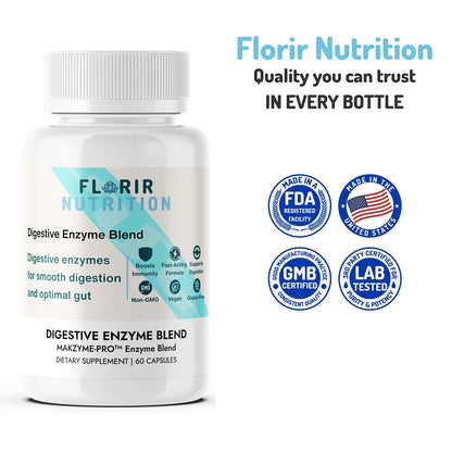 Premium Digestive Enzyme Blend Supplement (60 Capsules)